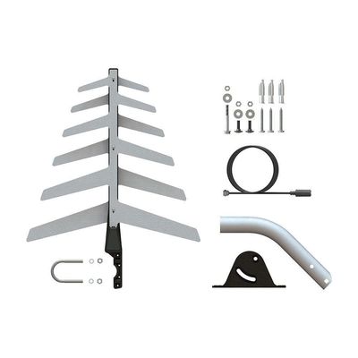 Antena Externa Digital Para Tv 2 Em 1 Hdtv/uhf Dtv-1500...