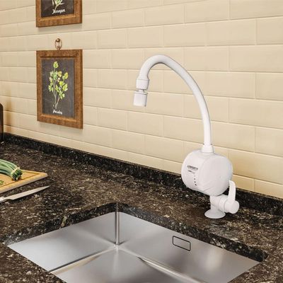 Torneira Elétrica Lorenzetti Loren Easy De Bancada Branca 220v