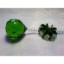 Pingente De Cristal - Suncatcher - Chakras - Facial Verde