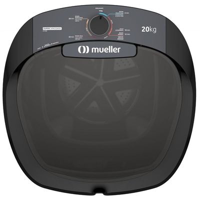 Tanquinho De Lavar Roupa Mueller 20 Kg Semiautomático MLT20B Preto 220V