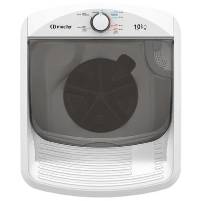 Tanquinho De Lavar Roupa Mueller 10 Kg Com Superesfregador MLT10C Branco 110V