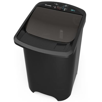 Tanquinho De Lavar Roupa Mueller 10 Kg Com Superesfregador MLT10C Preto 220V