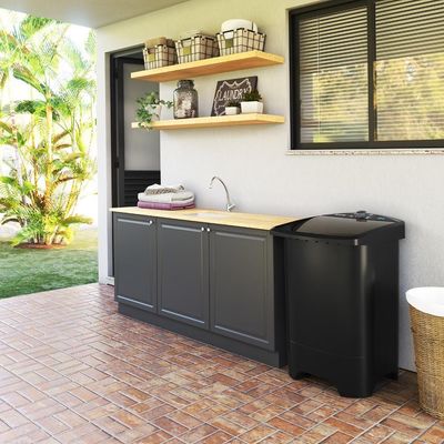 Tanquinho De Lavar Roupa Mueller 10 Kg Com Superesfregador MLT10C Preto 220V