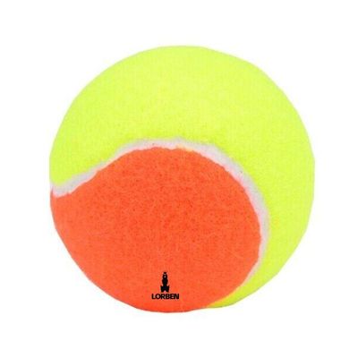 Kit Bolinha Beach Tennis Tênis Praia Pack 3 Unidades Laranja E Amarelo Lorben