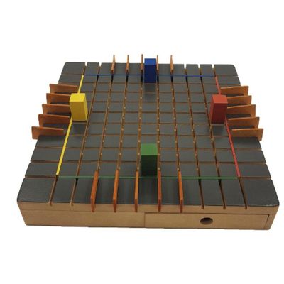 Jogo Bloqueio Tabuleiro 20 Placas Até 4 Jogadores