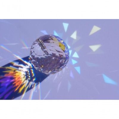 Kit 40 Bolas Cristal Translucido 4 Cm