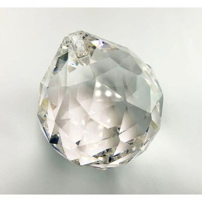 Kit 40 Bolas Cristal Translucido 4 Cm