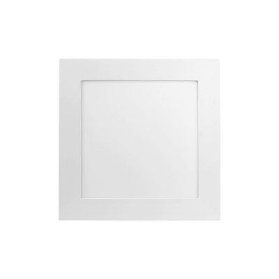 Luminária Quadrada Embutir Acab. Branco 170x170x22 12w 4000k Irc >70 Ip 40 120° 900lm