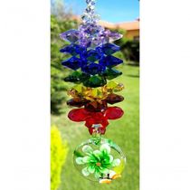 Pingente De Cristal Suncatcher - Murano "new York"