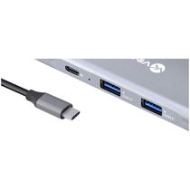 Hub Usb Tipo C - Type C 7 Em 1 Com 3 Usb 3.0 + Leitor...