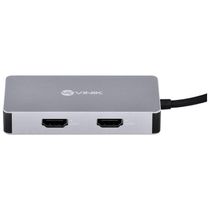 Hub Usb Tipo C - Type C 5 Em 1 Com 2 Hdmi + Vga + Usb...