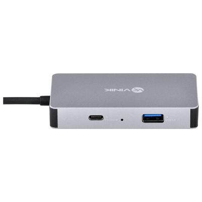 Hub Usb Tipo C - Type C 5 Em 1 Com 2 Hdmi + Vga + Usb...
