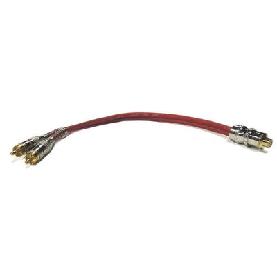 Cabo Rca Technoise ''y'' 2m-1f - Series 400p - Vermelho