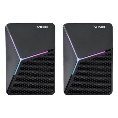 Caixa De Som Gamer Vinik Star 6w 2.0 Led Rainbow - Vspkg6wst