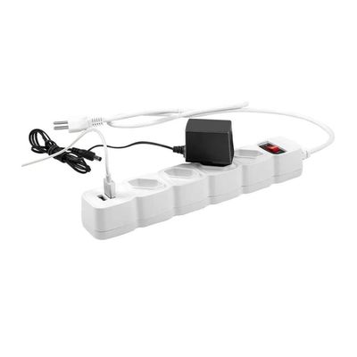 Protetor Eletronico Com 4 Tomadas E 2 Usb - Epe 204 Usb Br+