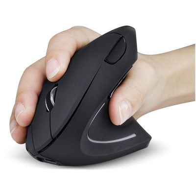 Mouse Sem Fio Recarregavel 2.4 Ghz Vertical Ergonomico...