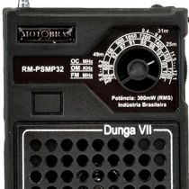 Rádio Portátil Rm-psmp32 Preto Motobras