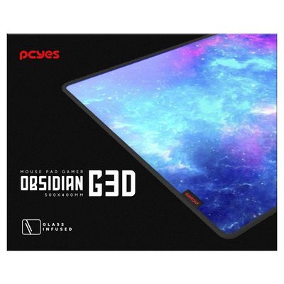 Mouse Pad Gamer Pcyes Obsidian G3d 500x400mm - Tecido...