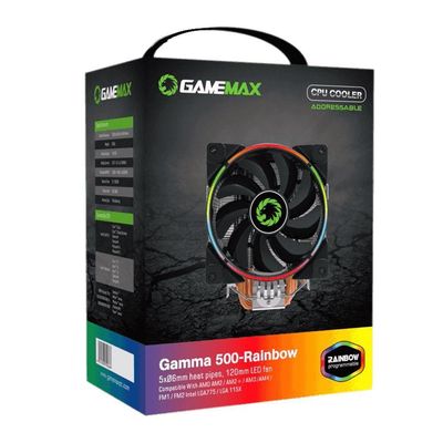 Cooler Para Cpu Argb Gamemax Gamma 500 Rmt1687h