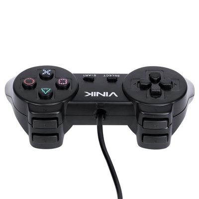 Controle Pc Usb Ps1-playstation 1 Preto - Retrô - Vinik Play