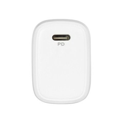 Carregador De Parede 20w Com 1 Saida Tipo C 12v 1.67a Branco