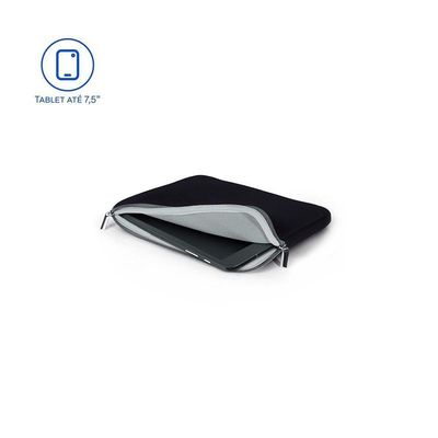 Case Neoprene Preta Para Tablet Ate 7.5" - Bo441