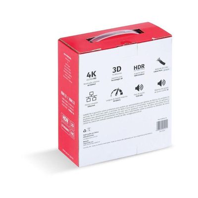 Cabo Hdmi 2.0 Macho 10 Metros - Phm20-10