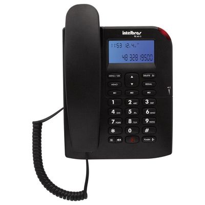 Telefone Intelbras Tc60id Com Identicador Grafite