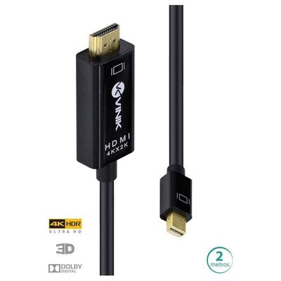 Cabo Mini Dp X Hdmi 2.0 - 2 M - H20mdp-2