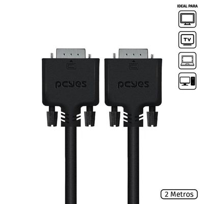 Cabo Vga 15 Pinos Macho 2m - Pvm15-2