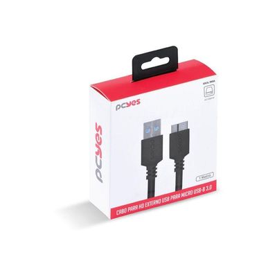 Cabo P- Hd Externo Usb A 3.0 P- Micro Usb B 3.0 1m -