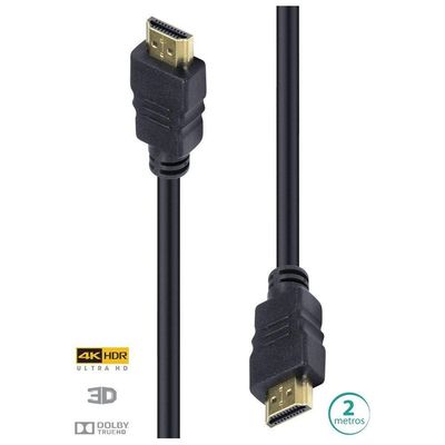 Cabo Hdmi 2.0 4k 3d 2m H20-2