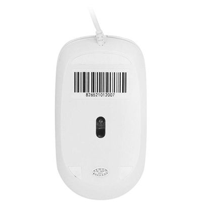 Mouse Usb Dynamic Slim Branco 1600 Dpi Cabo 1,8m - Vinik -