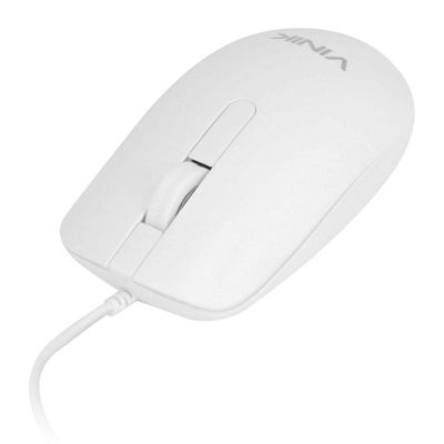 Mouse Usb Dynamic Slim Branco 1600 Dpi Cabo 1,8m - Vinik -