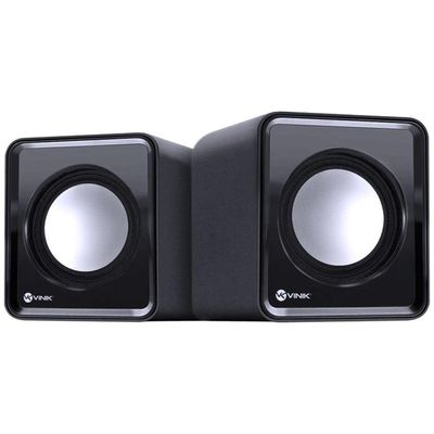 Caixa De Som 2.0 Usb 5v 2x 1w Com Controlador De Volume -