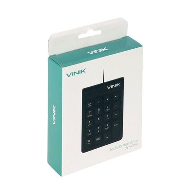 Teclado Numérico Usb Dynamic 20 Teclas Cabo 1.8m Preto -