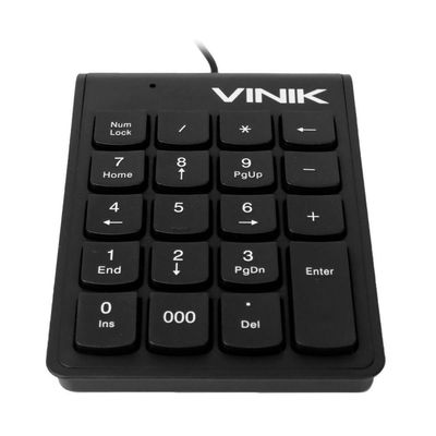 Teclado Numérico Usb Dynamic 20 Teclas Cabo 1.8m Preto -
