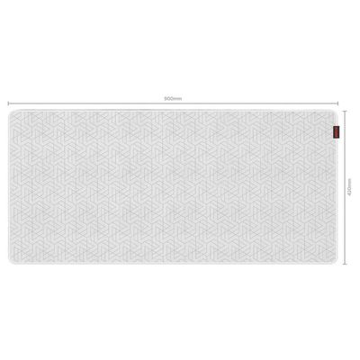 Mouse Pad Gamer Pcyes Maze Extended White Ghost - 900 X 420