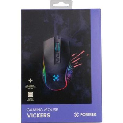 Mouse Gamer Fortrek Vickers New Edition 8000 Dpi Rgb Preto
