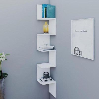 Estante De Canto Multivisão Branco