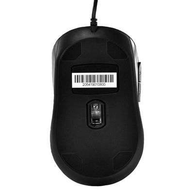 Mouse Usb Silent 2000 Dpi Clique Silencioso Cabo 1.8m -