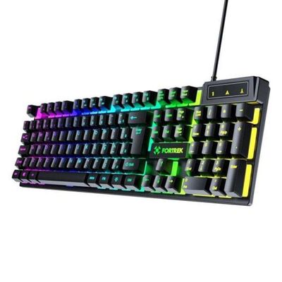 Teclado Gamer Fortrek Fearless 100 Fullsized Preto