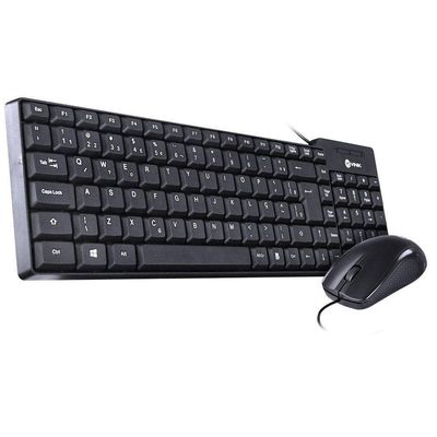 Kit Teclado E Mouse Usb Dynamic - Mouse 1000 Dpi Cabo 1.8