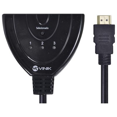 Switch Hdmi 3 Ent 1 Saida 1.3v 3d 1080p
