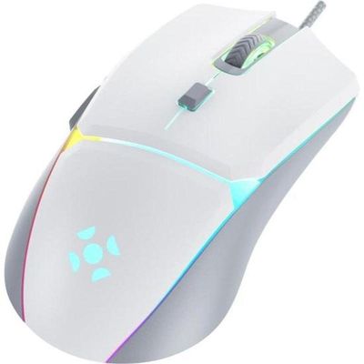 Mouse Gamer Fortrek Crusader 12800dpi Branco