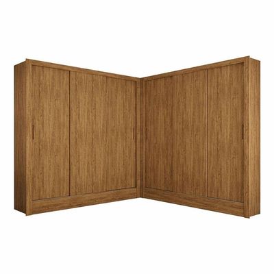 Closet Casal Duplo Dubai 6 Portas 6 Gavetas Cinamomo