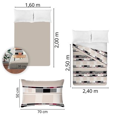 Jogo de Cama Queen Size 150 Fios Fiori - Théo (7540-4)