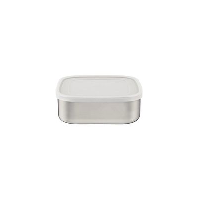 Pote Tramontina Freezinox Aço Inox Quadrado Tampa Plástica 16cm 1,2l Tramontina