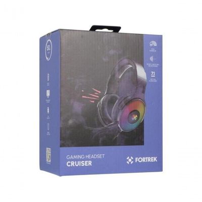 Headset Gamer Fortrek Cruiser 7.1 Usb Rgb Preto