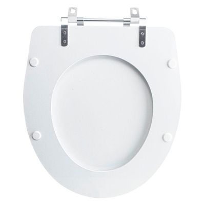 Assento Sanitário Tampa De Vaso Branco Mdf Laqueado Laura Para Bacia Roca